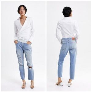 Zara straight leg jeans